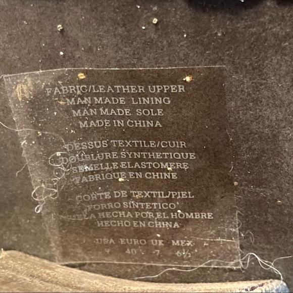 KENNETH COLE Reaction Sz 9 Fabric Leather 3.5” Stacked Heel Ankle  Booties - Picture 11 of 13